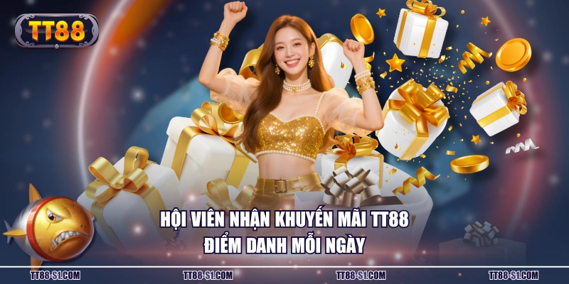 Hội viên nhận khuyến mãi TT88 điểm danh mỗi ngày